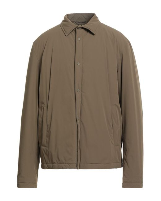 Herno Brown Military Jacket Polyamide, Elastane, Polyurethane for men