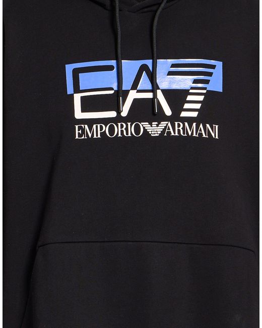 EA7 Black Sweatshirt for men