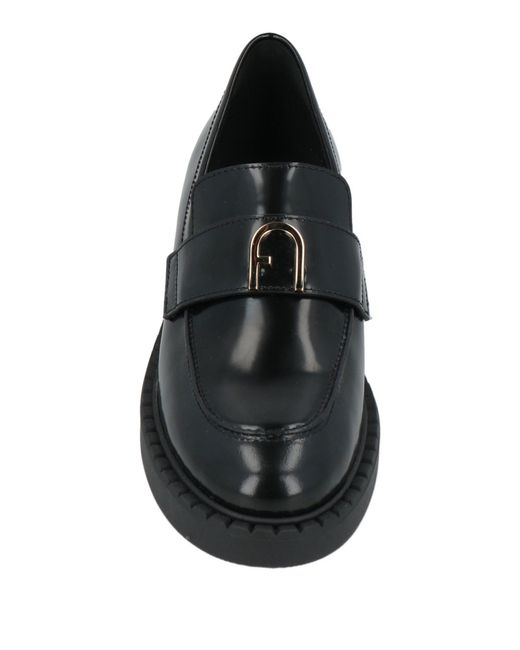 Furla Black Loafer