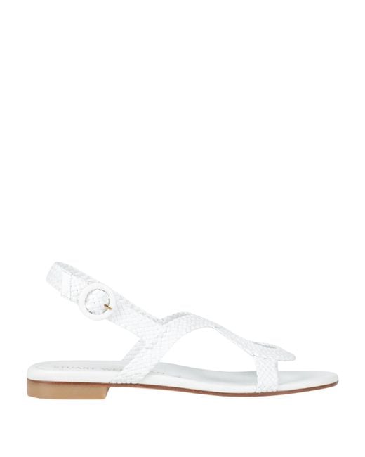 Stuart Weitzman White Sandals