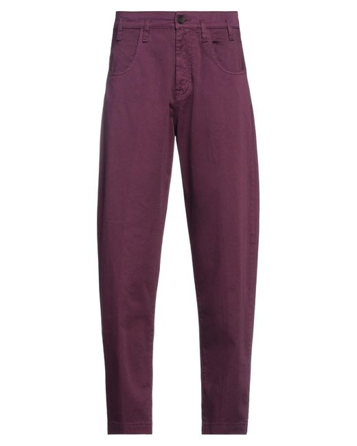 Massimo Alba Purple Trouser for men
