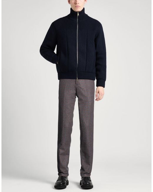 Paoloni Gray Pants Wool, Polyamide for men