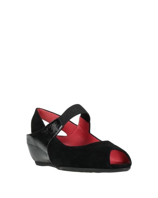 Pas De Rouge Black Sandals Leather