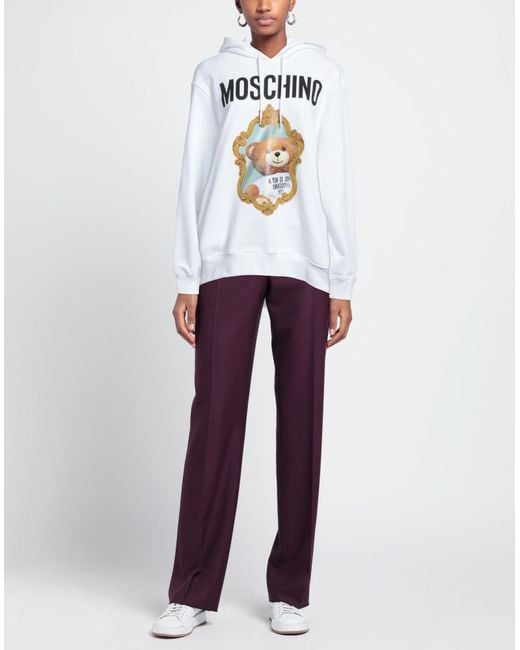 Moschino White Sweatshirt