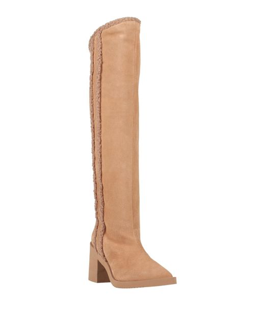 J.A.P. JOSE ANTONIO PEREIRA Brown Sand Boot Leather
