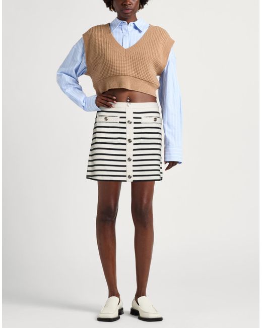 Maje Gray Mini Skirts