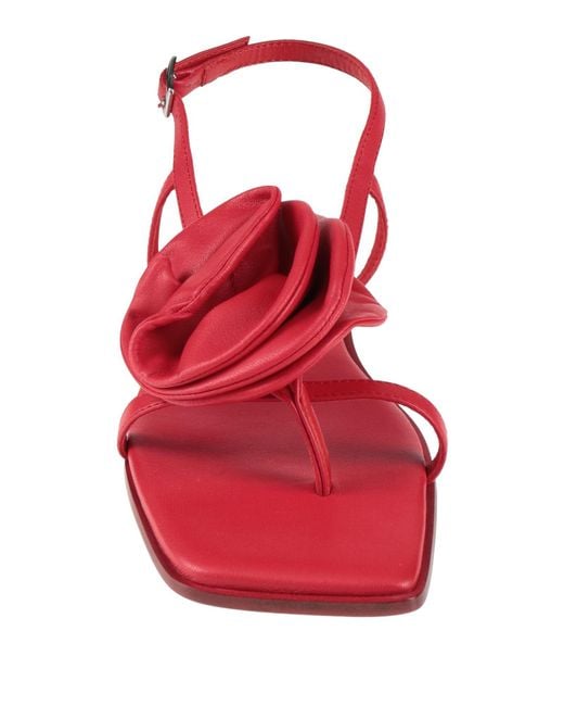 Vic Matié Red Thong Sandals