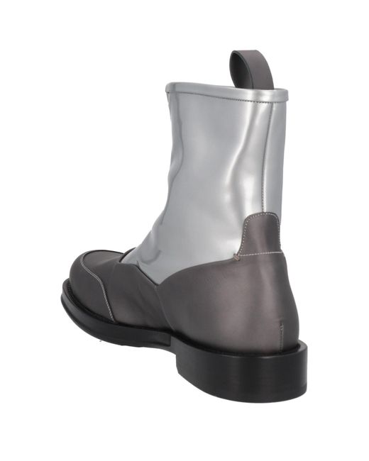 Dolce & Gabbana Gray Ankle Boots for men