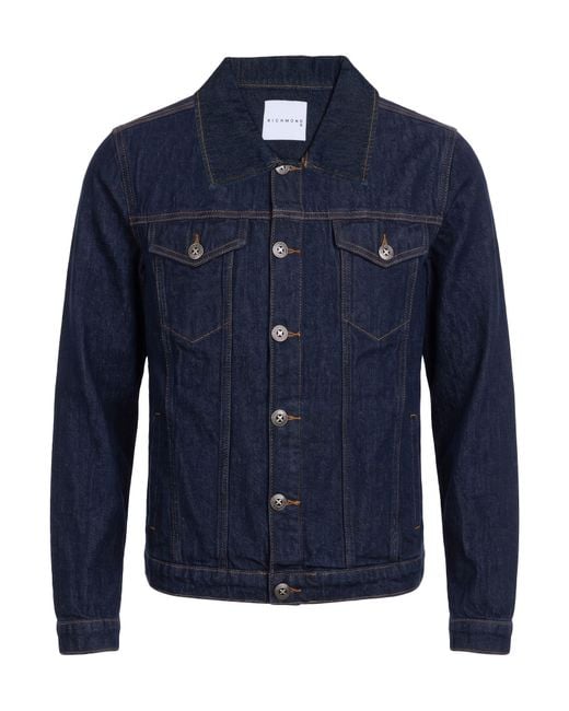 Richmond X Blue Denim Outerwear Cotton for men