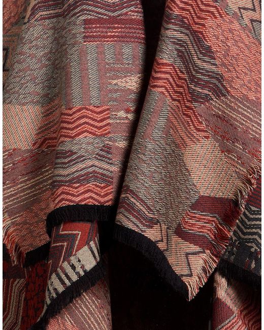 Missoni Brown Cape Wool