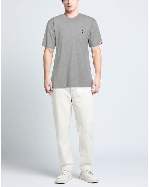 T-Shirt A Bathing Ape pour homme en coloris Gray