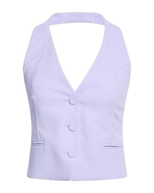 Patrizia Pepe Purple Top Recycled Polyester