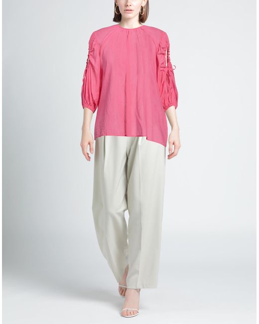 Top Suoli de color Pink