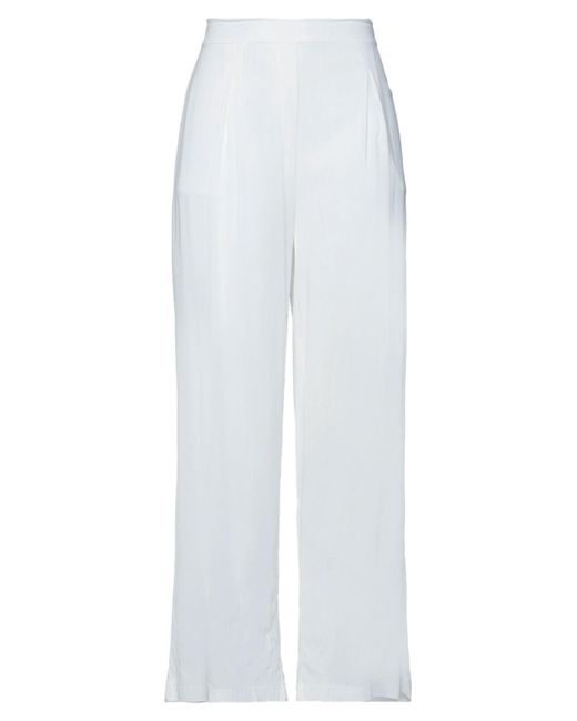 Clips White Trouser