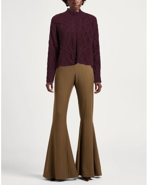 Alpha Studio Purple Turtleneck