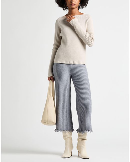 White Wise Gray Pants