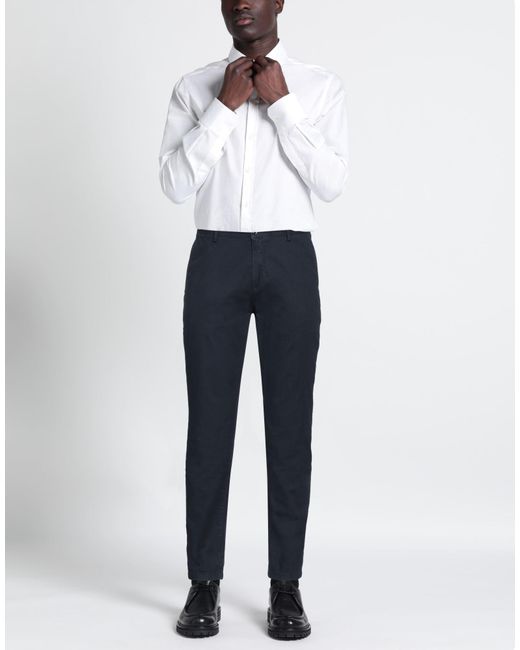 Yan Simmon Blue Pants for men