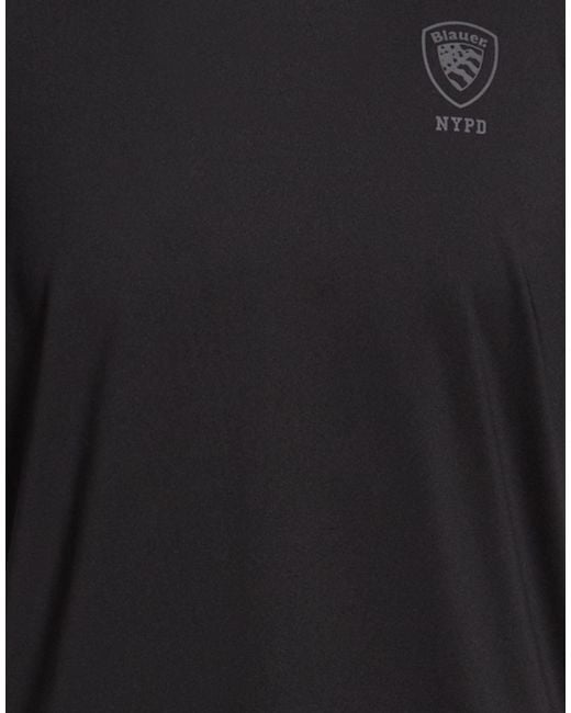 Blauer Black T-Shirt Polyester, Elastane for men