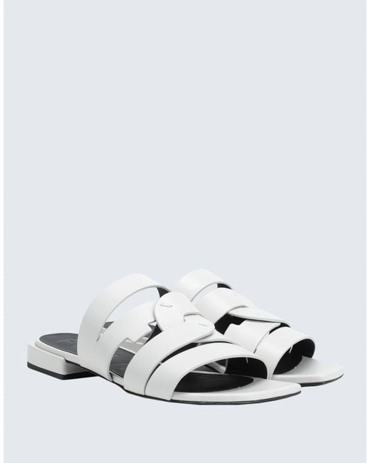 Furla White Sandals
