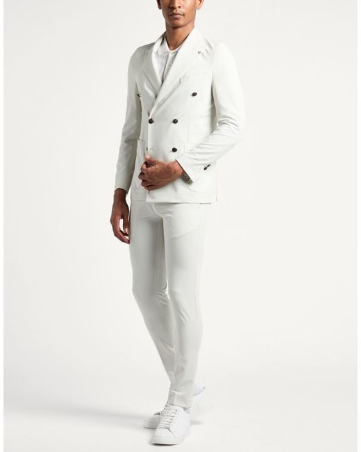 Bharnaba White Suit for men