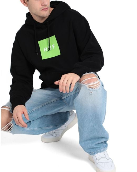 Felpa di Huf in Black da Uomo