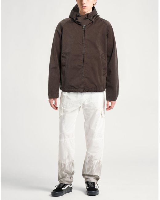 C P Company Brown Jacket Polyester, Polyamide for men