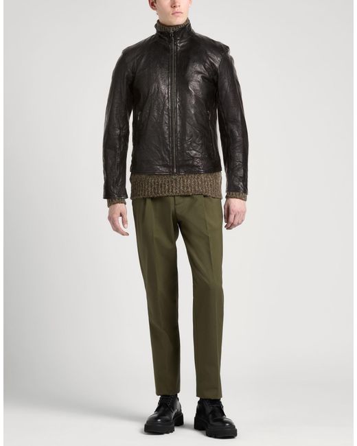 John Varvatos Black Jacket Sheepskin for men