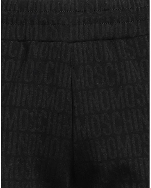 Moschino Black Pants Cotton, Polyester for men