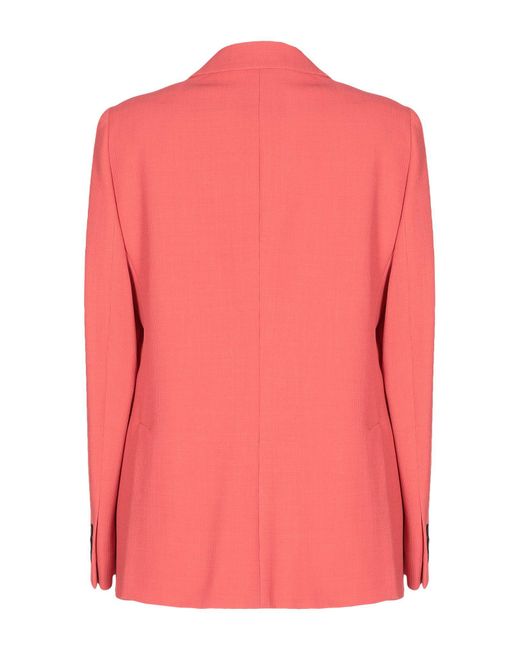 coral suit jacket