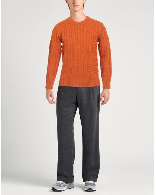 Brooksfield Pullover in Orange für Herren