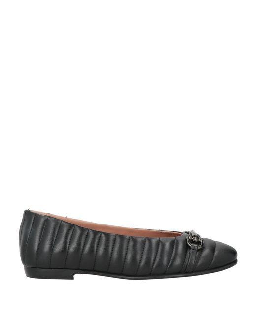 Pollini Gray Ballet Flats