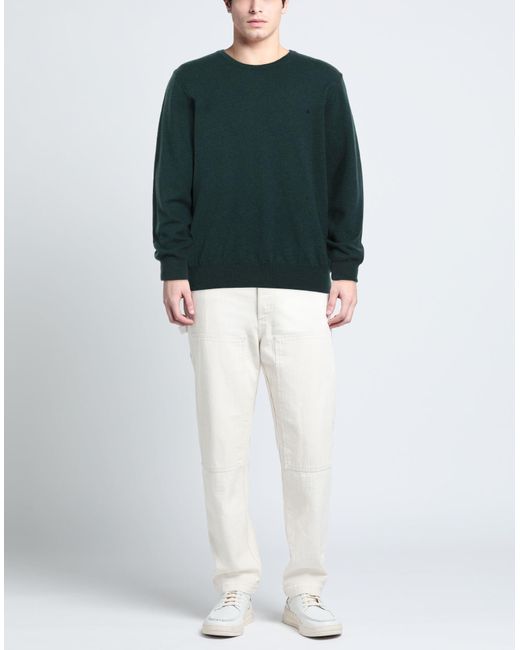 Brooksfield Green Sweater for men