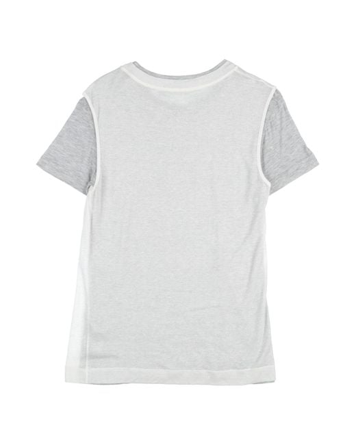Peserico White Easy Light T-Shirt Lyocell, Linen, Viscose