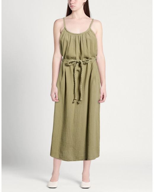 Xirena Green Maxi Dress Cotton