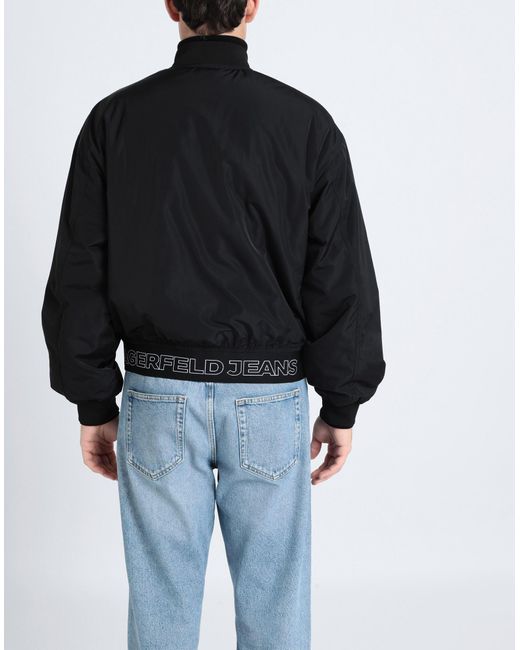 Karl Lagerfeld Black Jacket for men