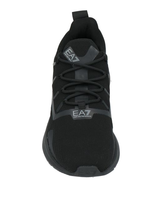 EA7 Black Sneakers for men
