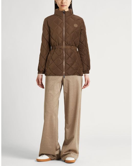 Gaelle Paris Brown Puffer