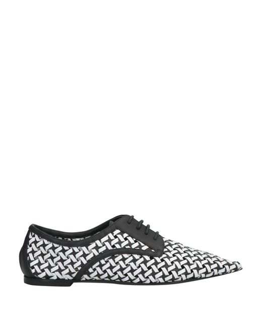 Dolce & Gabbana White Lace-up Shoes