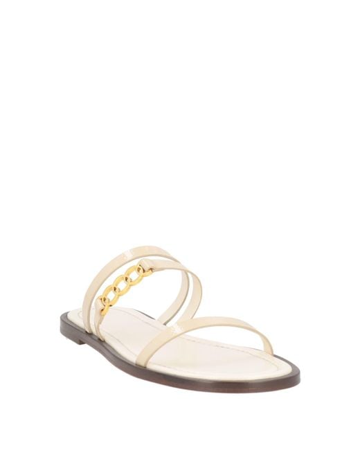 Odissi White Sandals Calfskin