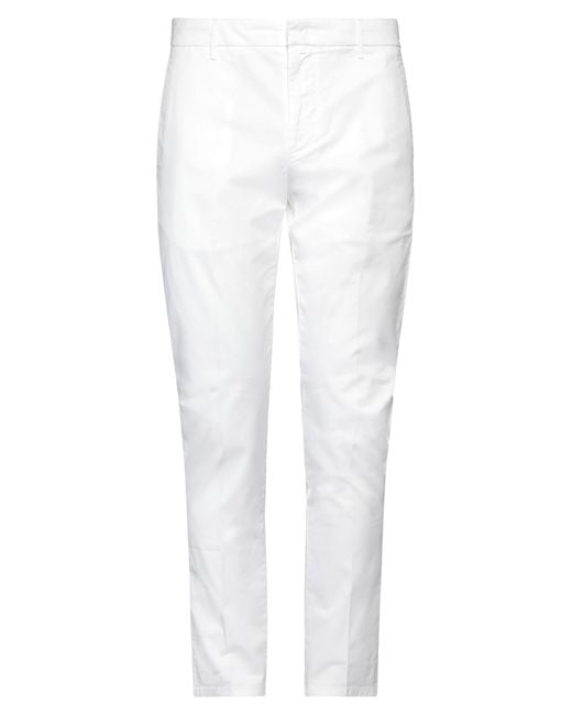 Dondup White Trouser for men