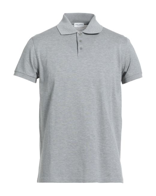 Saint Laurent Gray Polo Shirt for men