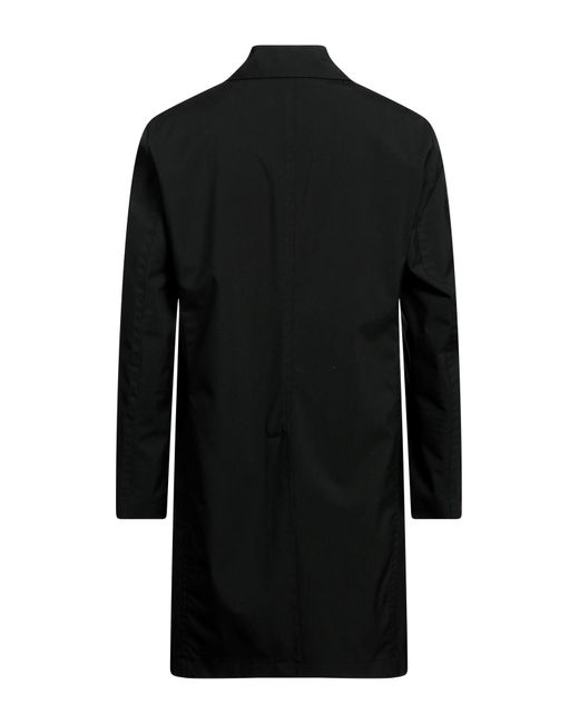 Boglioli Black Overcoat & Trench Coat for men