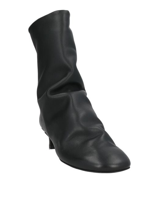 Castaner Black Ankle Boots Leather