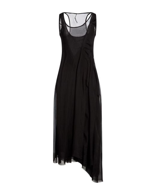 Masnada Black Midi Dress