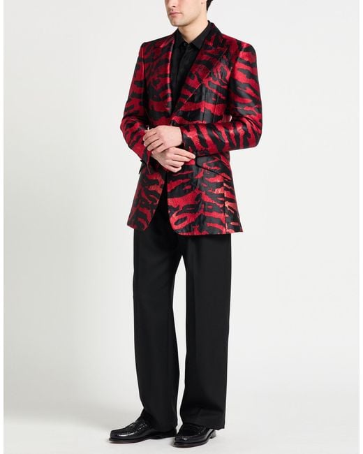 Dolce & Gabbana Red Blazer for men