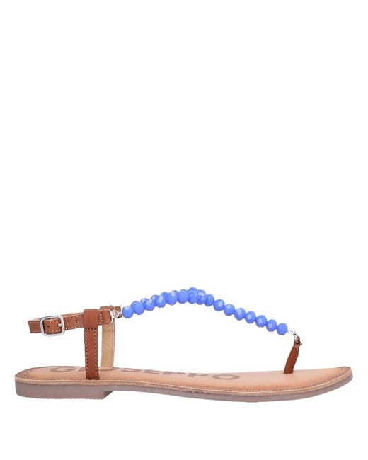 Gioseppo Blue Thong Sandal