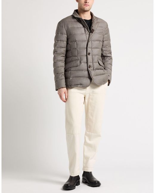 Moorer Gray Puffer for men