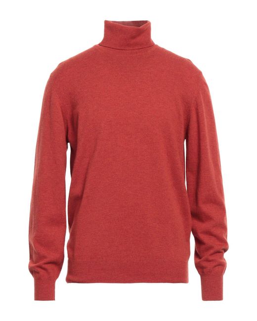 Alpha Studio Red Turtleneck for men