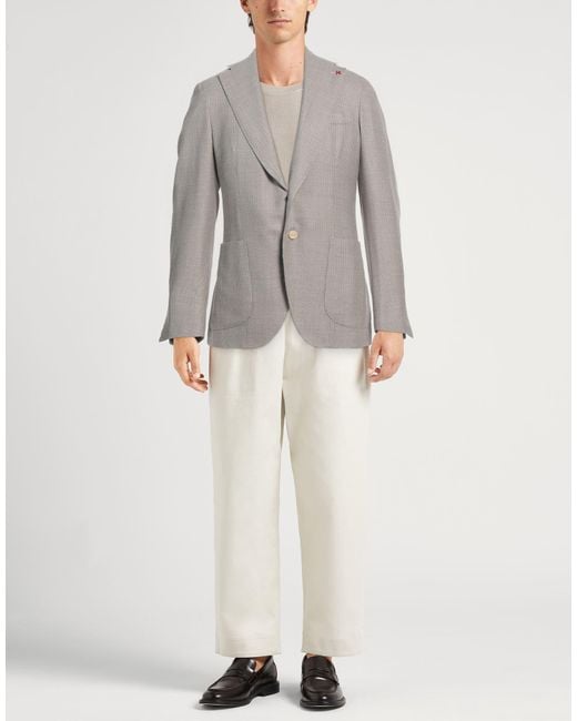 Isaia Gray Blazer for men