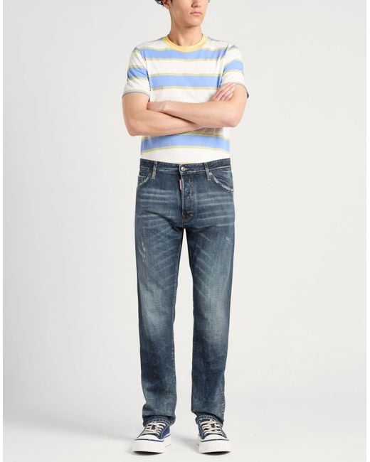 DSquared² Blue Jeans Cotton for men
